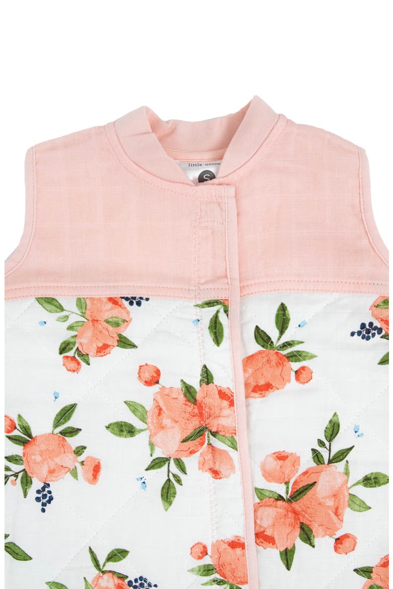 Quilted Cotton Muslin Wearable Blanket, Alternate, color, WATERCOLOR ROSES
