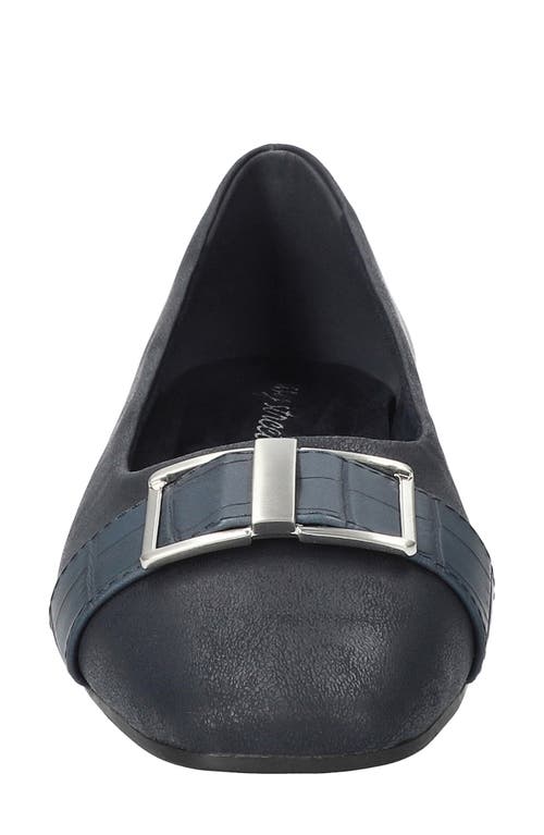 Easy Street Keely Flat In Blue