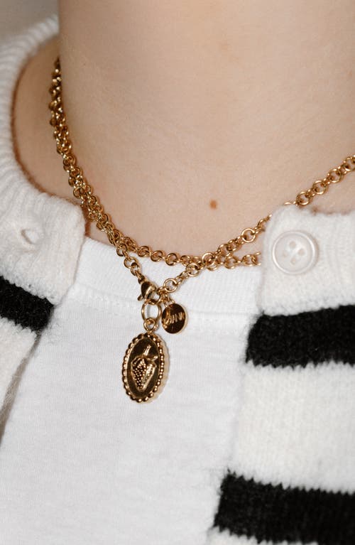 Joiana Jewelry Long Rolo Chain Necklace In Gold