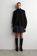 COS Quilted Down Mini Skirt