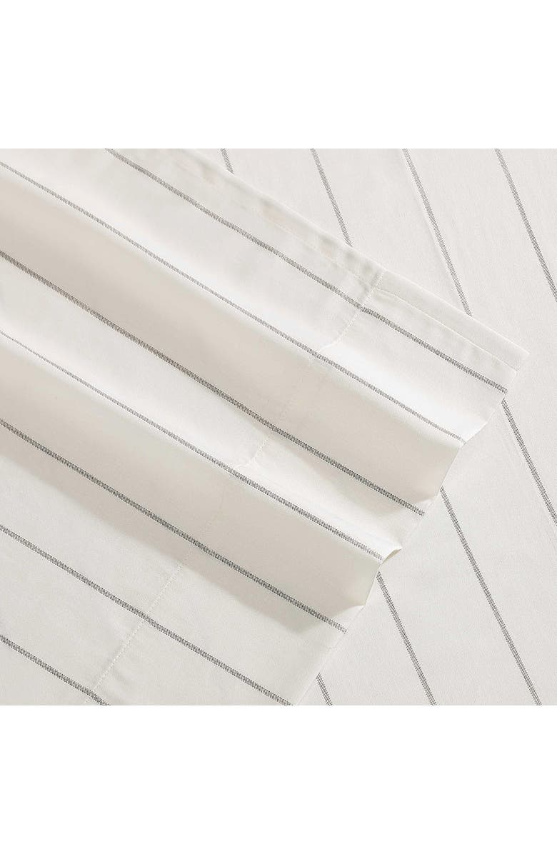 Tommy Bahama Palma Stripe Cotton Sateen Sheet Set, Alternate, color, Brown