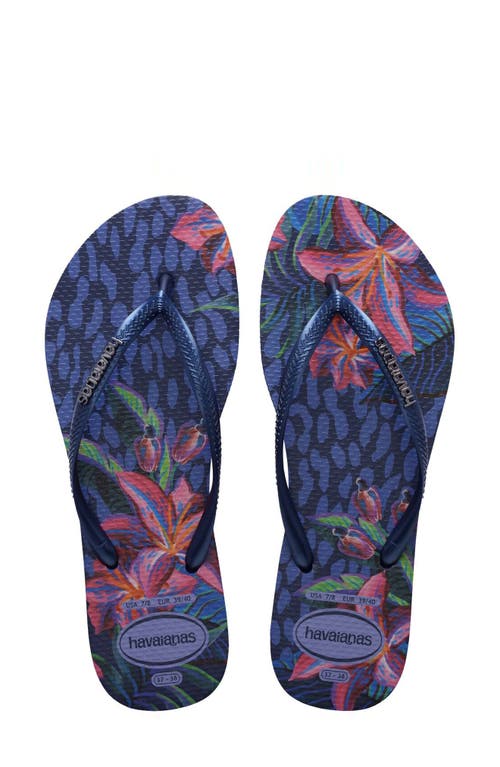 HAVAIANAS HAVAIANAS SLIM ANIMAL FLORAL FUSION FLIP FLOP