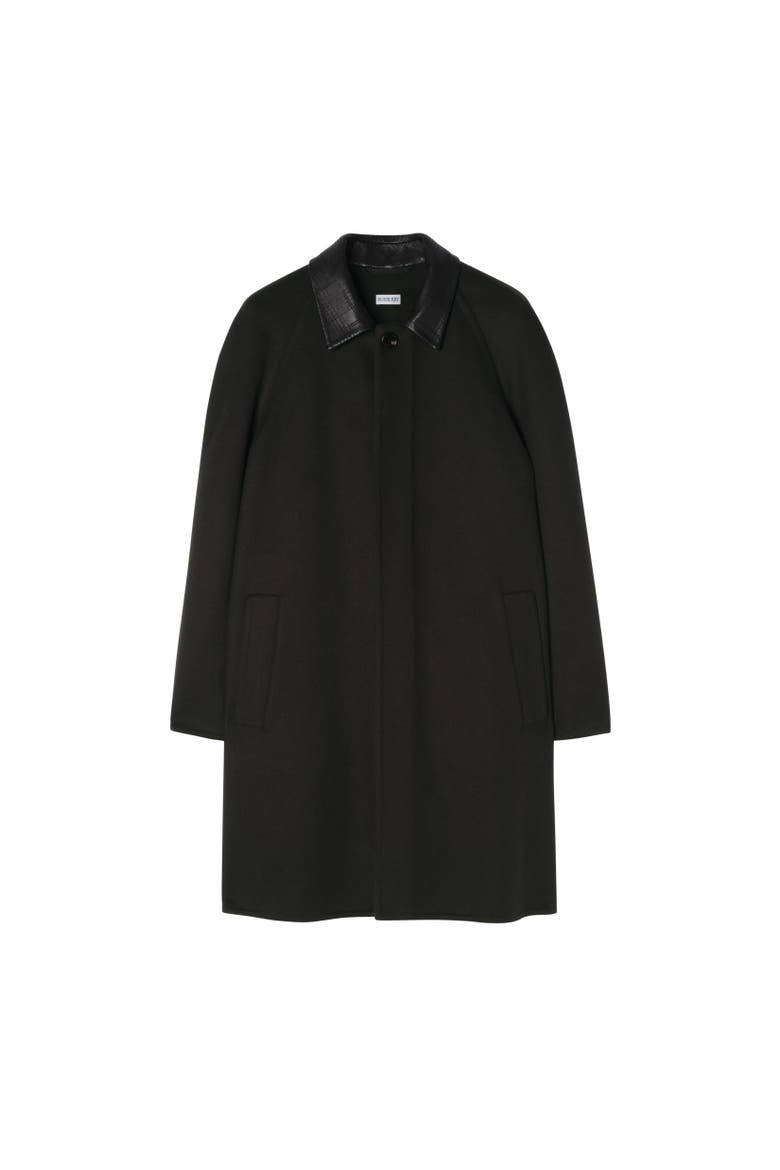 Mid-length Wool Cashmere Parkbury Car Coat, Alternate, color, Chocolate brown