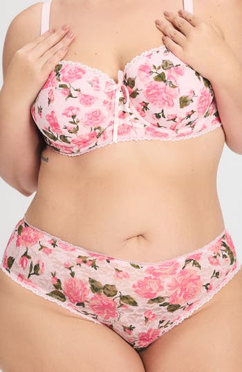 SAVAGE X FENTY Sinful Rose Lace Briefs | Nordstrom