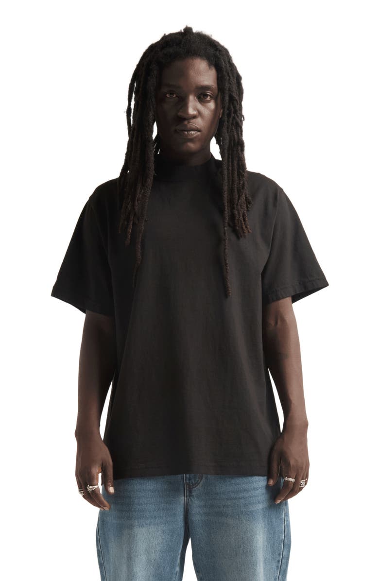 Shaka Wear Max Heavyweight Garment Dye T-Shirt, Main, color, Black