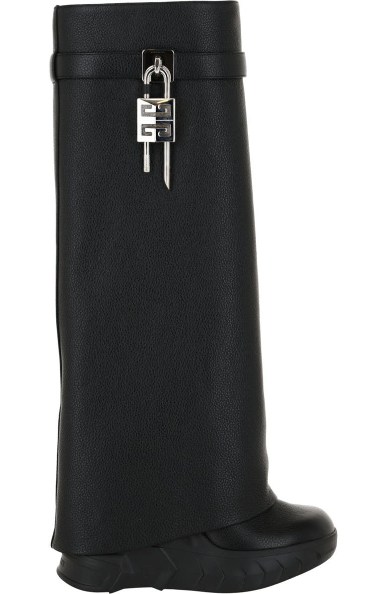 Givenchy Shark Lock Pant Shaft Leather Biker Boot, Alternate, color,