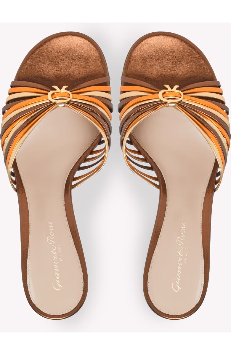 Gianvito Rossi Vyna Sandals, Alternate, color, Hazelnut Nappa