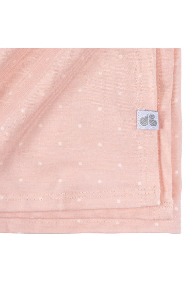 Swaddle Blanket & Headband Set, Alternate, color, Pink Polka Dots