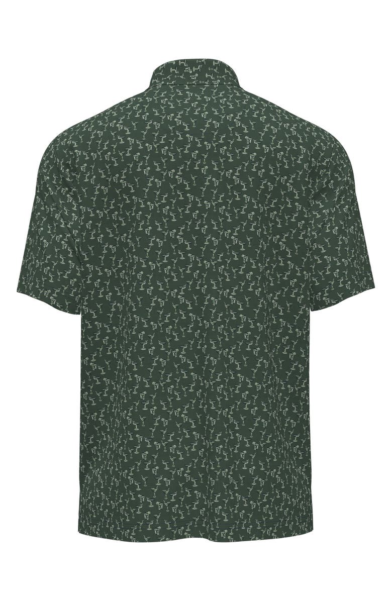 JACK NICKLAUS Drinks Conversation Golf Polo, Alternate, color, Thyme