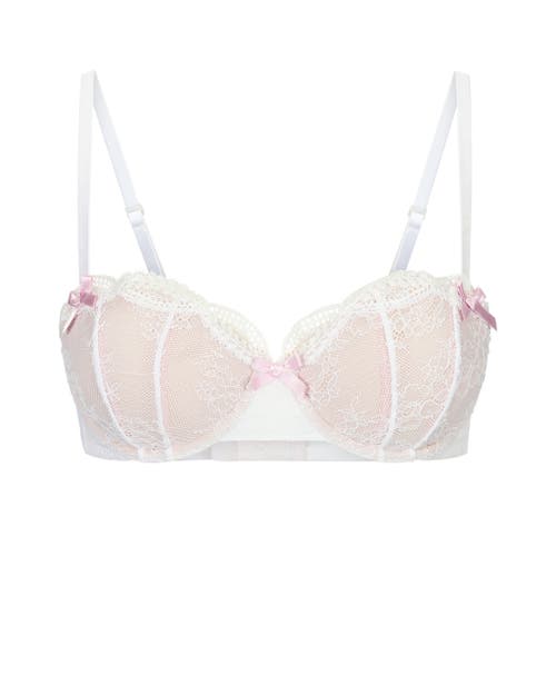Adore Me Anabella Contour Balconette Bra In White