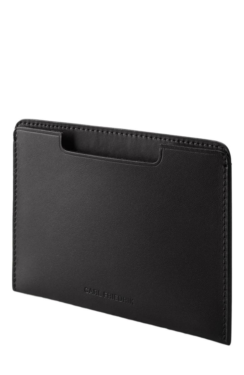 Carl Friedrik Easton Passport Holder, Alternate, color, Black