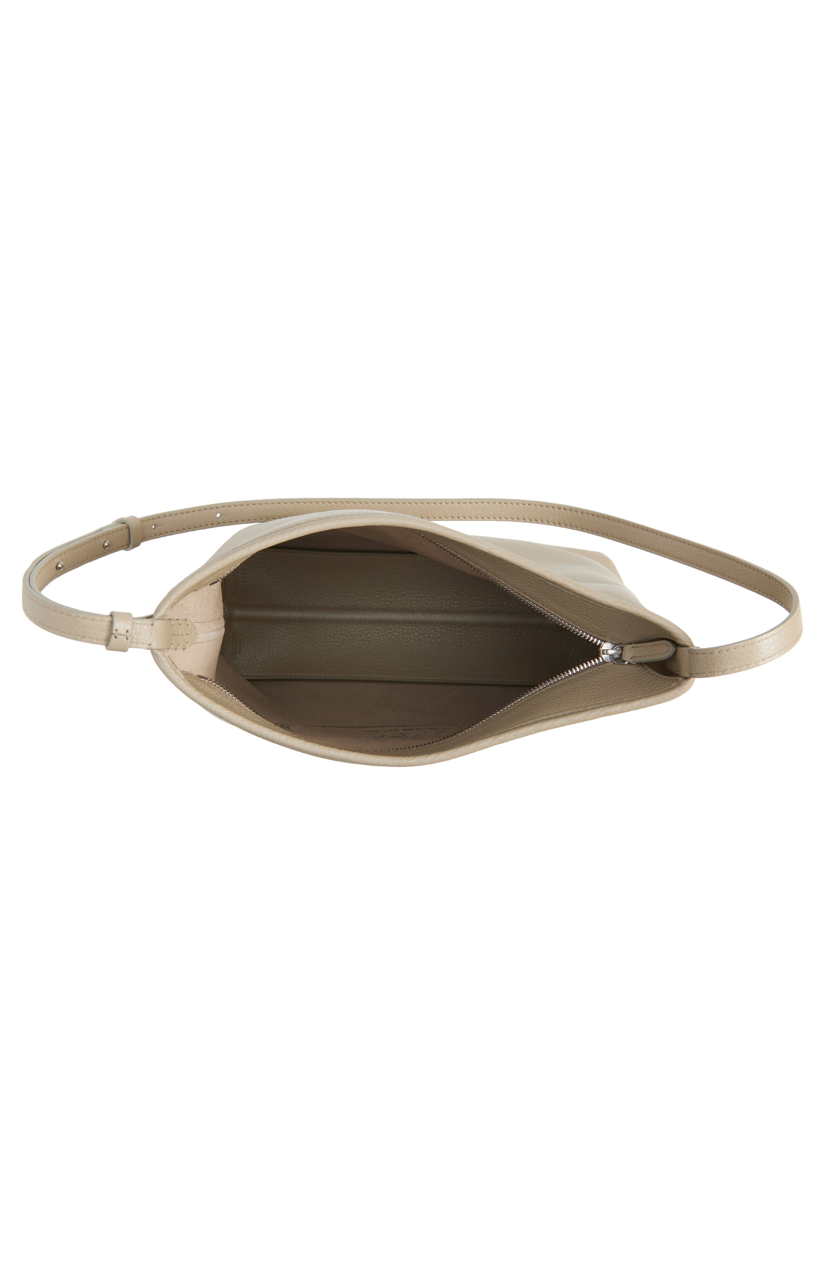 Burberry Small Highlands Leather Shoulder Bag, Alternate, color, 