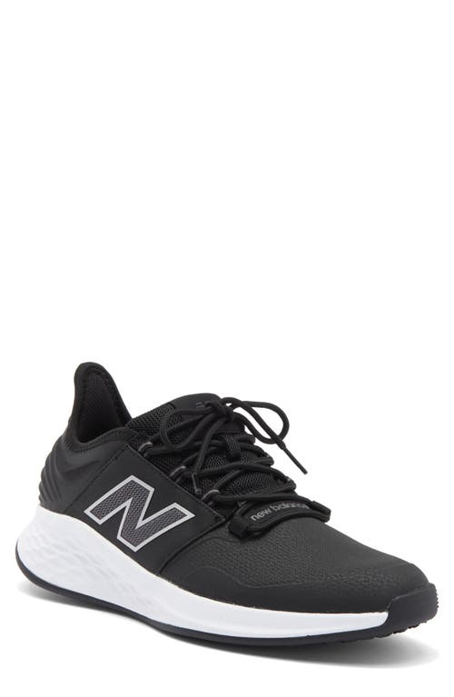 New Balance Golf Fresh Foam Roav Spikeless Golf Shoe In Black/grey