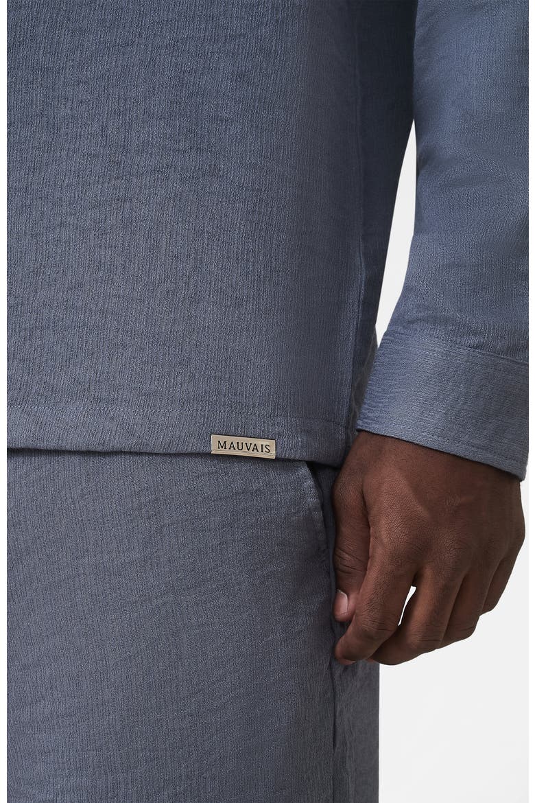 Fiorano Long Sleeve Relaxed Fit Shirt, Alternate, color, Medium Blue