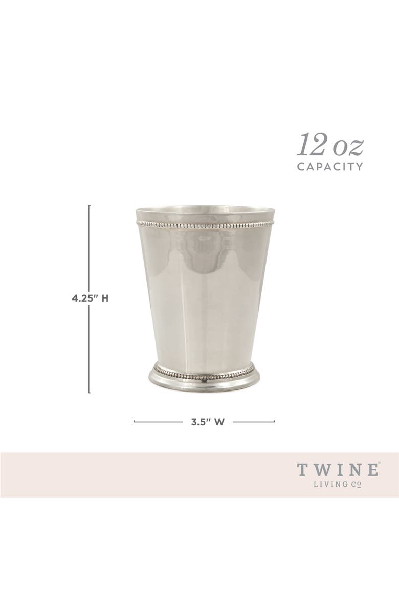 Mint Julep Cup, Alternate, color, Silver