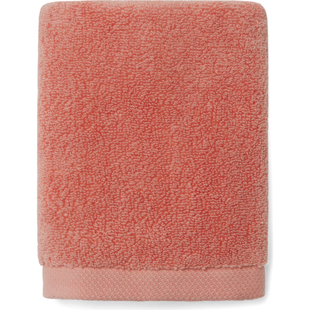 Sferra Cielo Cotton Wash Cloth In Coral