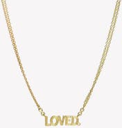 Rizen Jewelry Loved Necklace