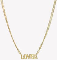 Rizen Jewelry Loved Necklace