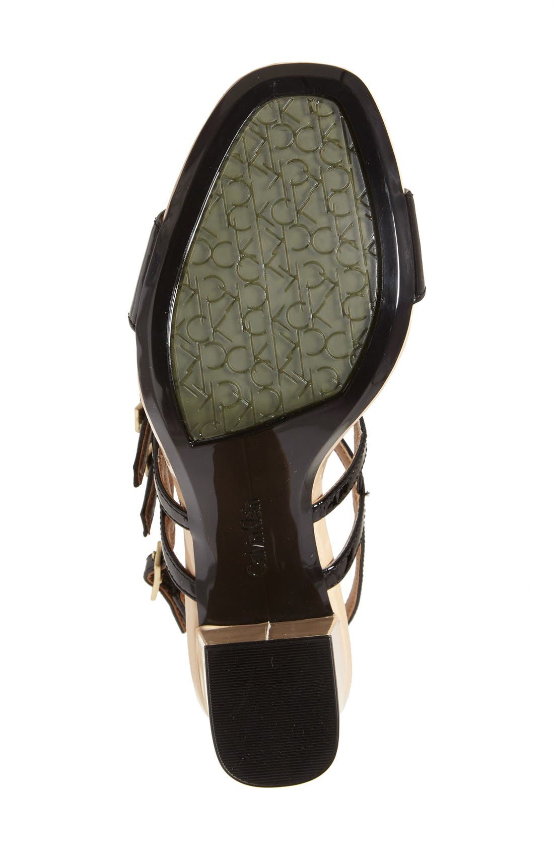 Calvin Klein 'Caisiey' Block Heel Sandal, Alternate, color, 