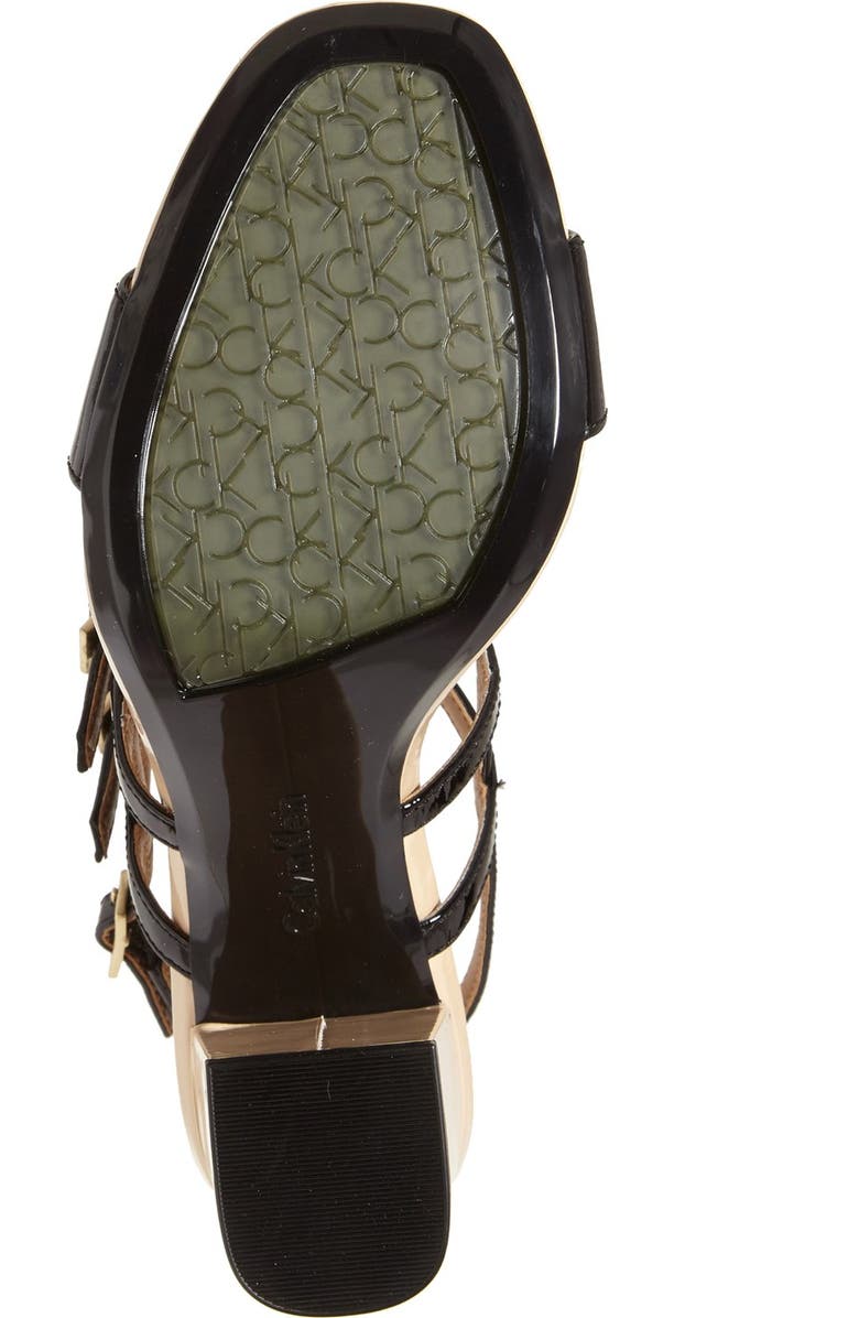 Calvin Klein 'Caisiey' Block Heel Sandal, Alternate, color,