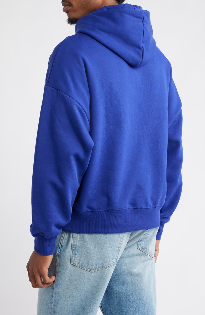 JUNGLES Honesty Rhinestone Cotton Blend Graphic Hoodie, Alternate, color, Blue