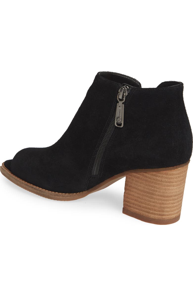 Blondo Nappa Waterproof Open Toe Bootie, Alternate, color,