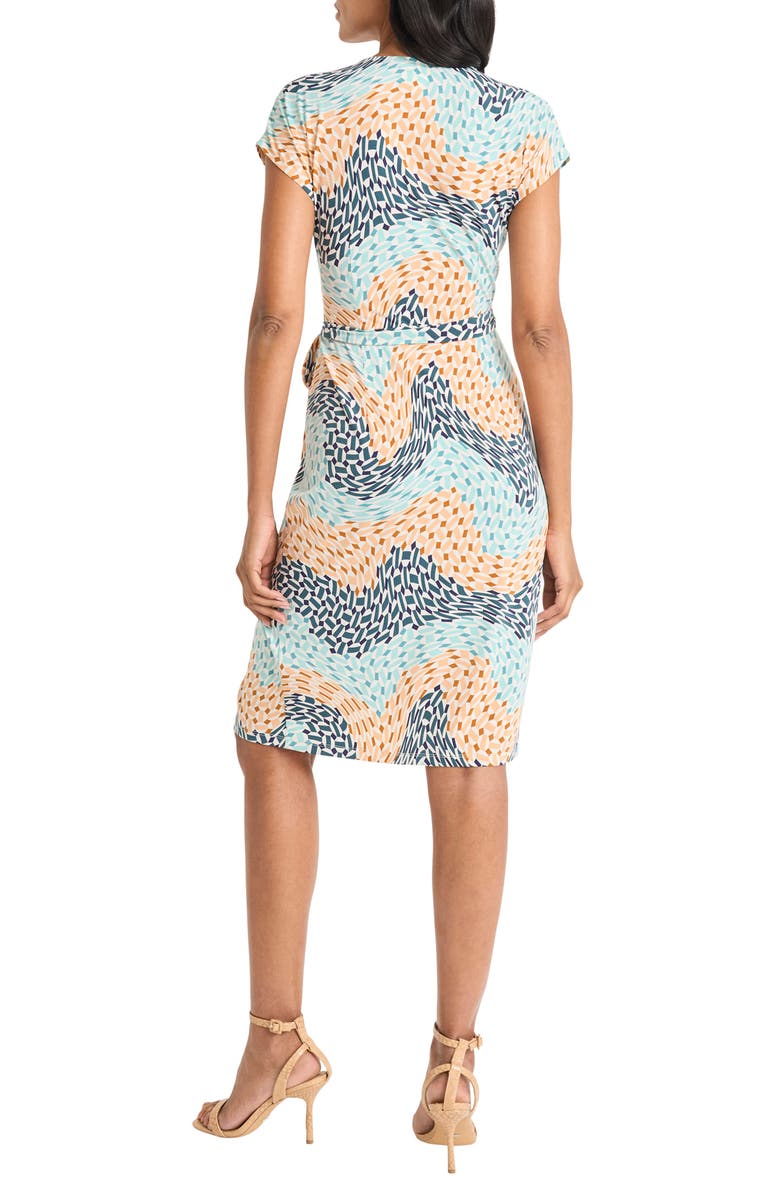 Maggy London Matte Jersey Faux Wrap Dress, Alternate, color, 