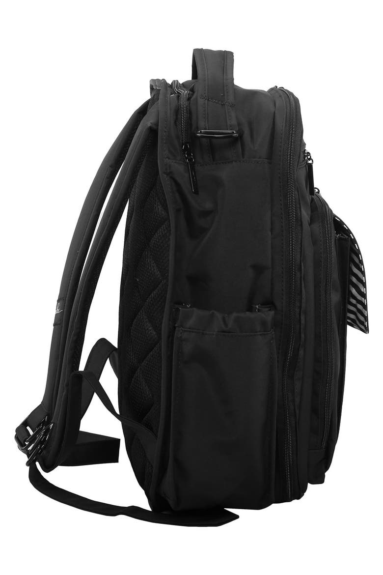 Ju-Ju-Be 'Be Right Back - Onyx Collection' Diaper Backpack, Alternate, color, BLACK OUT
