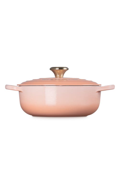 Le Creuset Signature 3.5-quart Sauteuse Oven In Peche