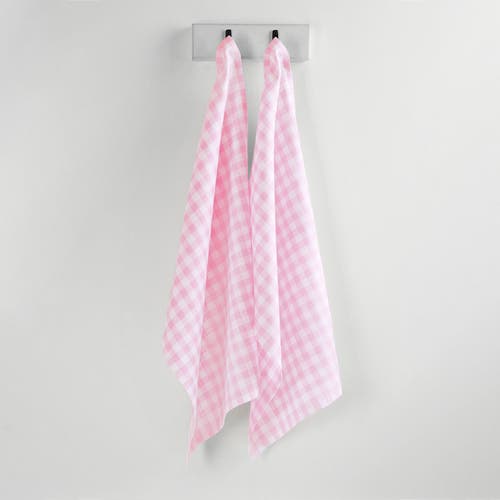 Solino Home Linen Kitchen Towels Set Of 2, 17 X 26 Inch For Dining Table, Holiday And Everyday Table
