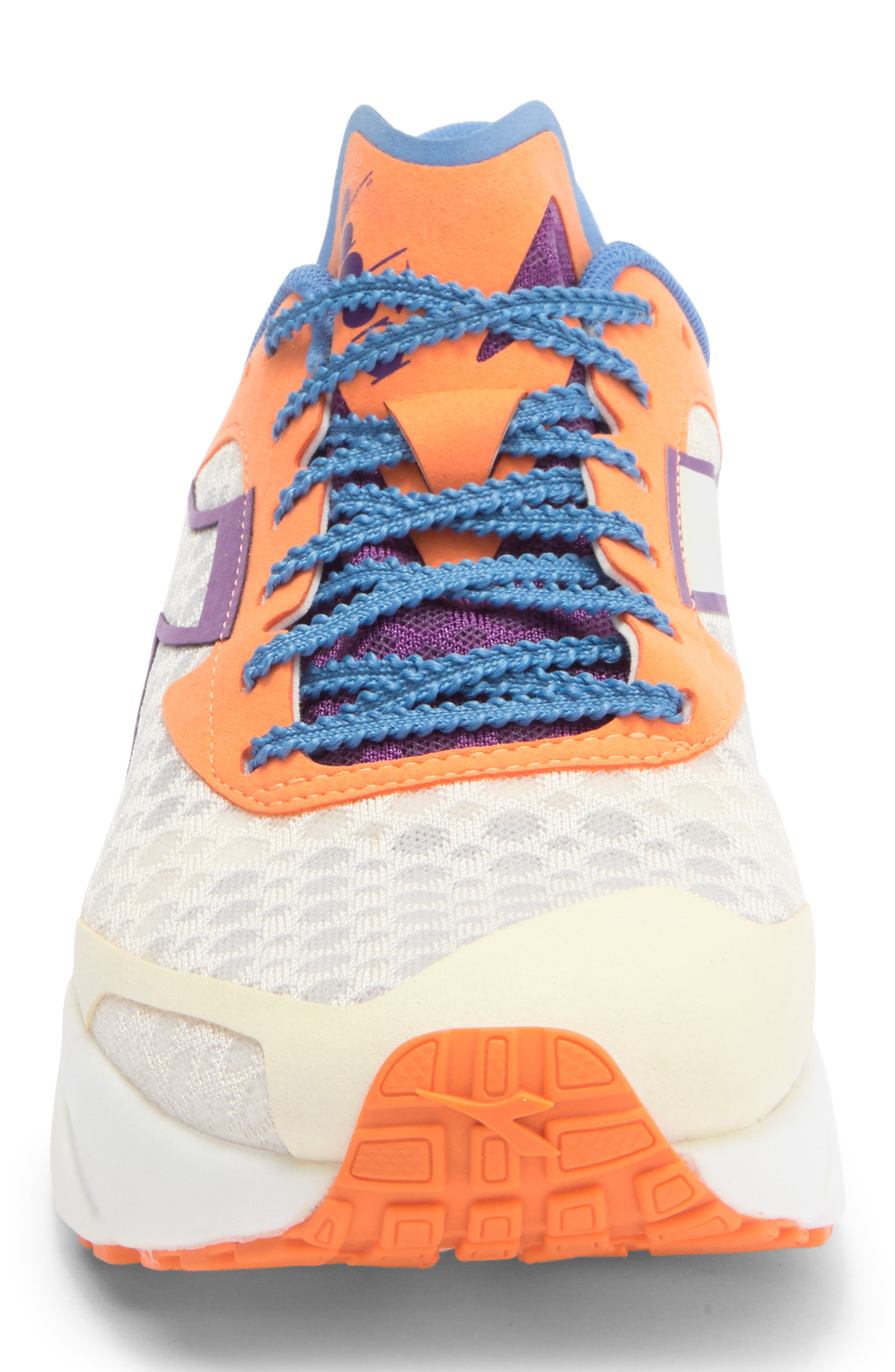 Diadora Frequenza Running Shoe, Alternate, color, Whisper White/ Sunset Purple