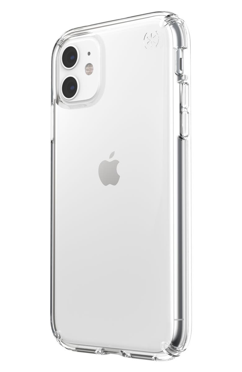 Speck Presidio Stay Clear iPhone 11/11 Pro/11 Pro Max Phone Case, Alternate, color, 