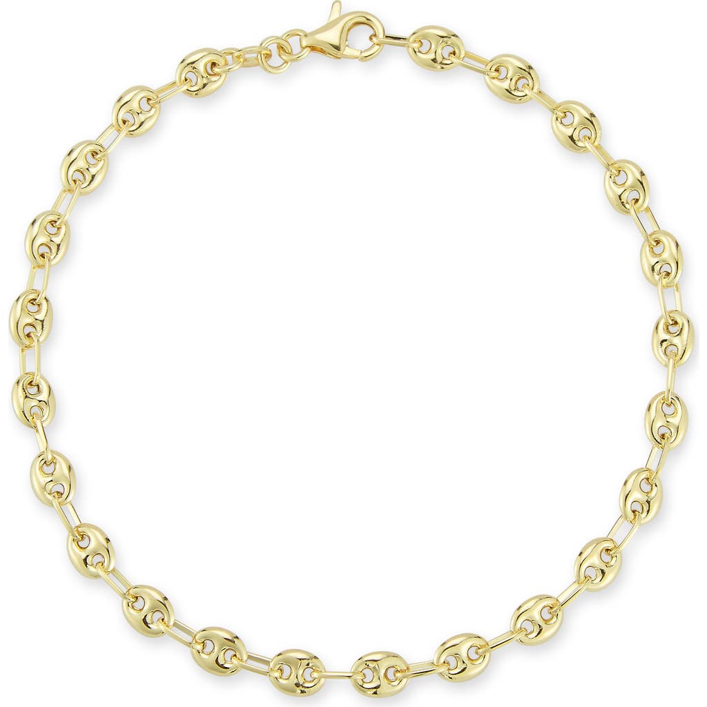 Chloe & Madison Chloe And Madison Mariner Link Chain Bracelet In Gold