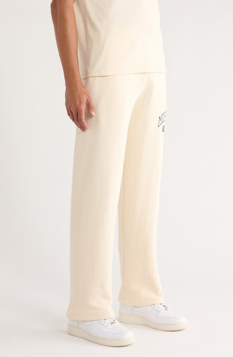 Museum of Peace & Quiet Arch Logo Graphic Sweatpants, Alternate, color, Bone