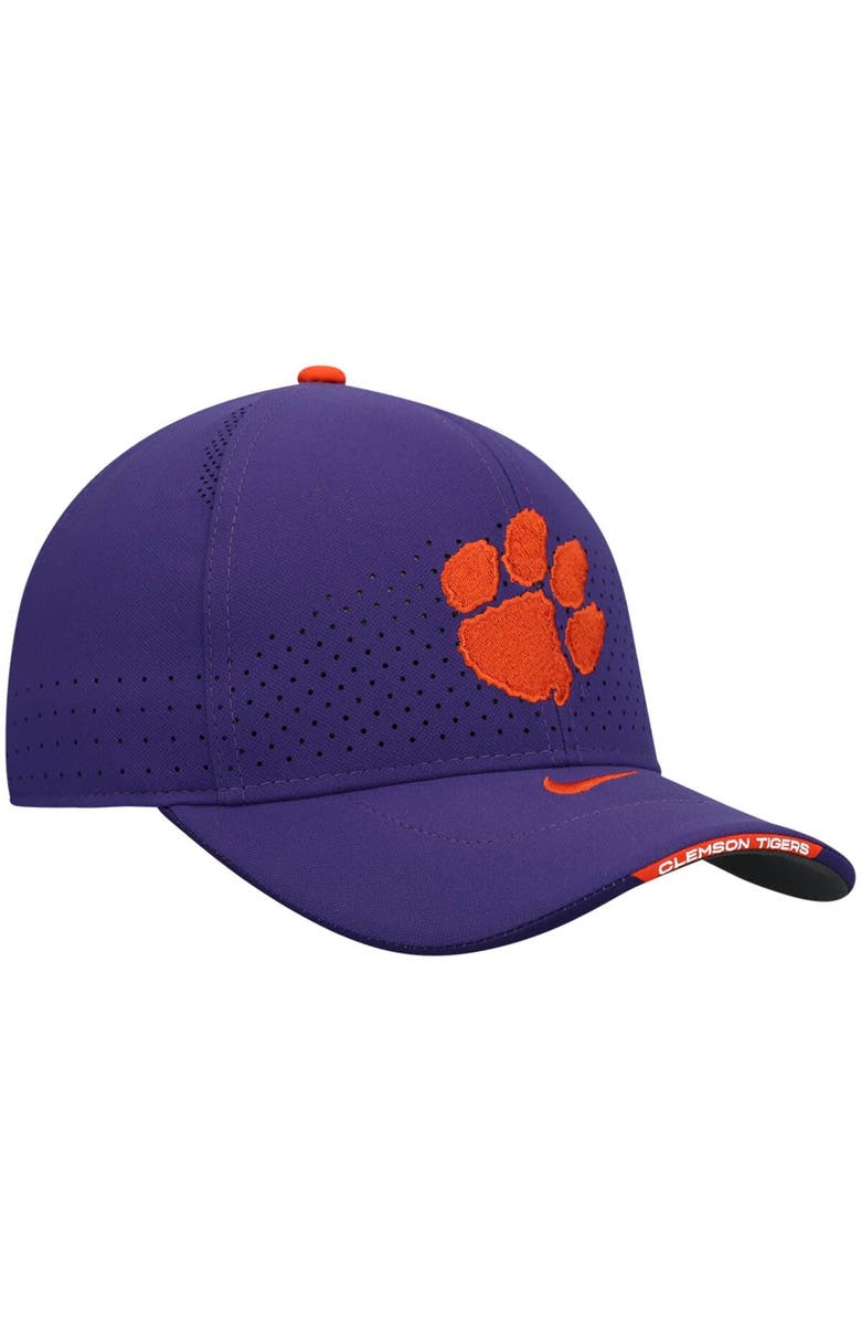 Nike Men's Nike Purple Clemson Tigers 2021 Sideline Classic99 Performance Flex Hat, Alternate, color,