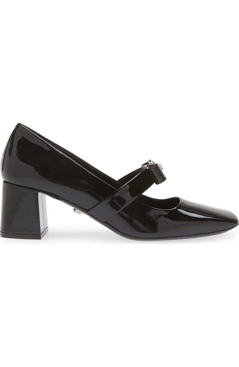 Versace Medusa Bow Mary Jane Pump, Alternate, color,