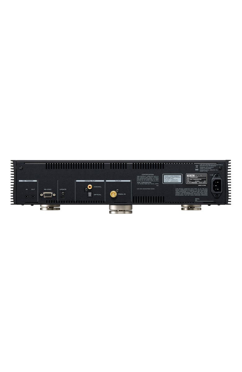 TEAC VRDS-701T CD Transport with MQA Decoding & External Clock Input, Alternate, color, Black