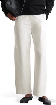 COS Soft Pima Cotton Barrel Leg Pants