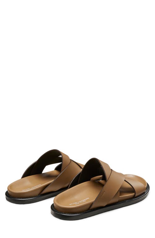 Stuart Weitzman Berkley Slide Sandal In Olive.