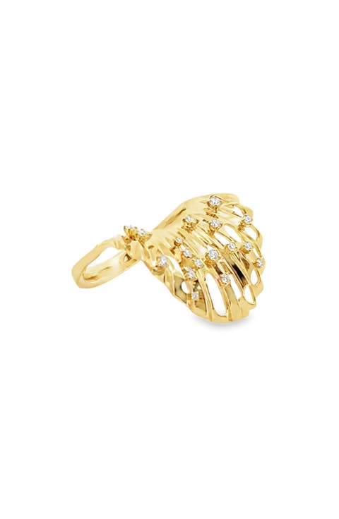 Bahia 18K Gold Diamond Cocktail Ring