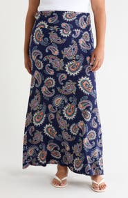 Loveappella Roll Top Maxi Skirt