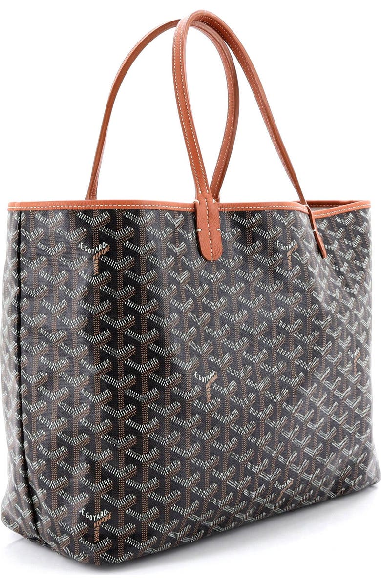 Pre-Owned Goyard Saint Louis Tote Coated Canvas PM, Alternate, color, Black