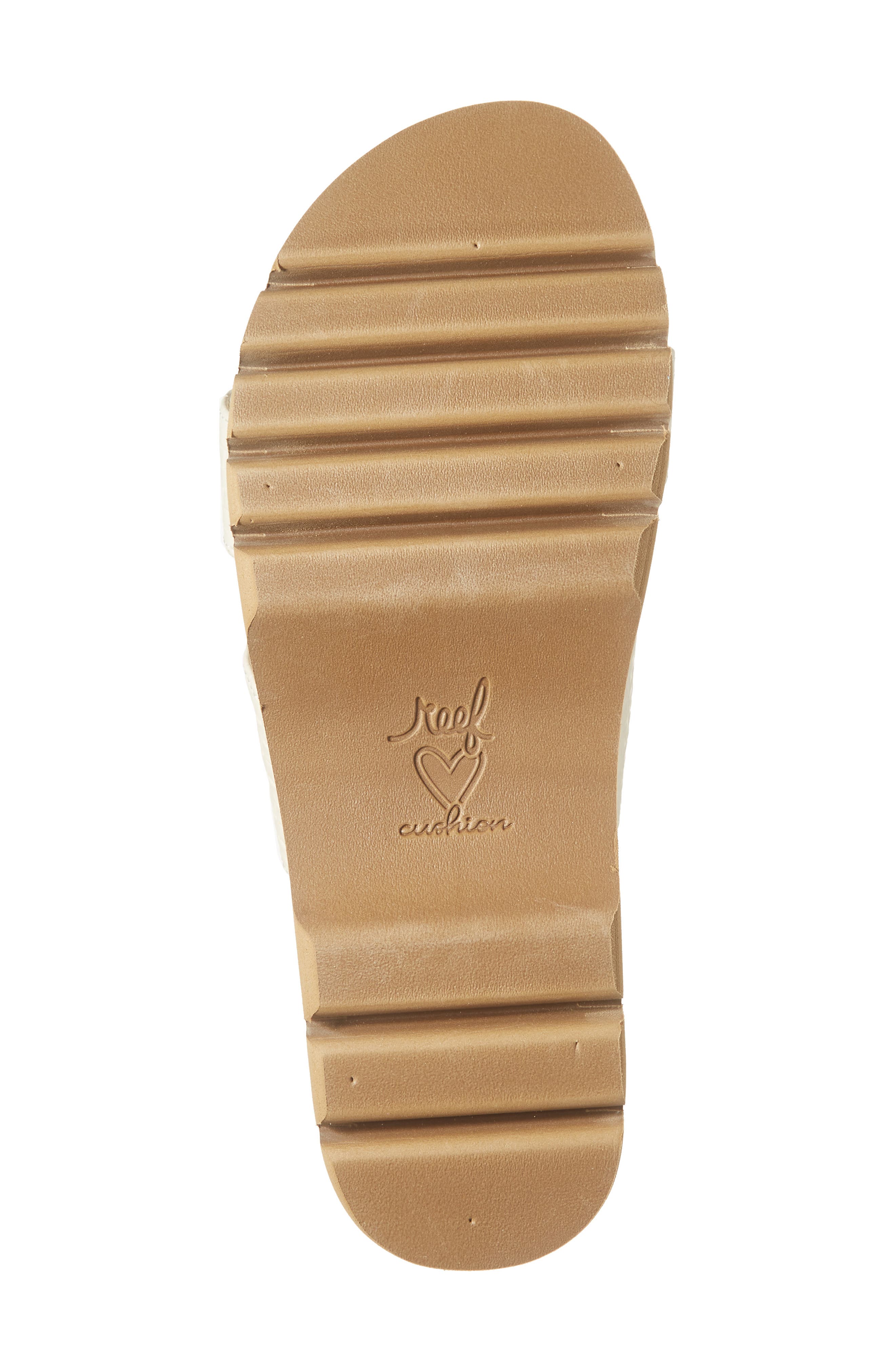 Reef Banded Horizon 2.5 Platform Slide Sandal, Alternate, color, Vintage Emboss