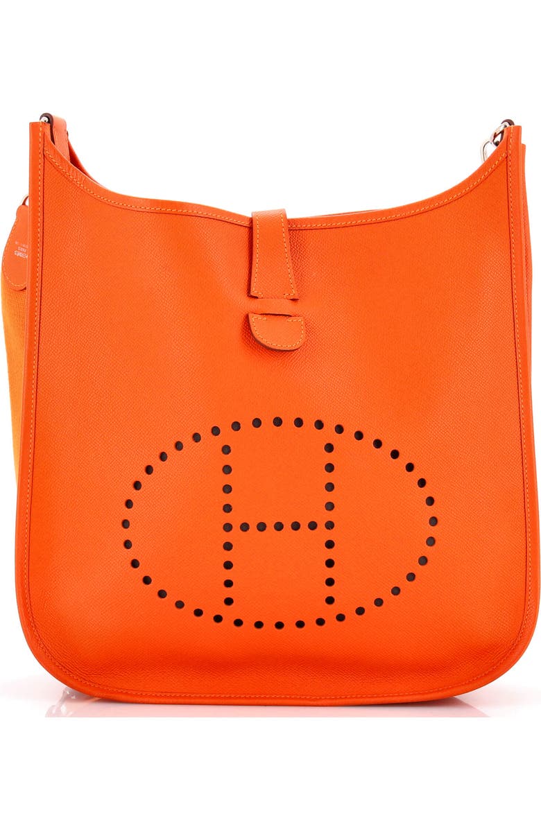 Pre-Owned Hermes Evelyne Bag Gen III Epsom GM, Main, color, Feu