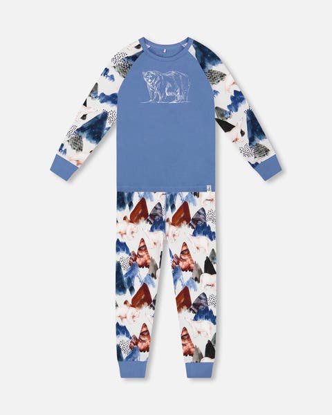 Two-Piece Organic Cotton Pajama Set Bear (Baby)