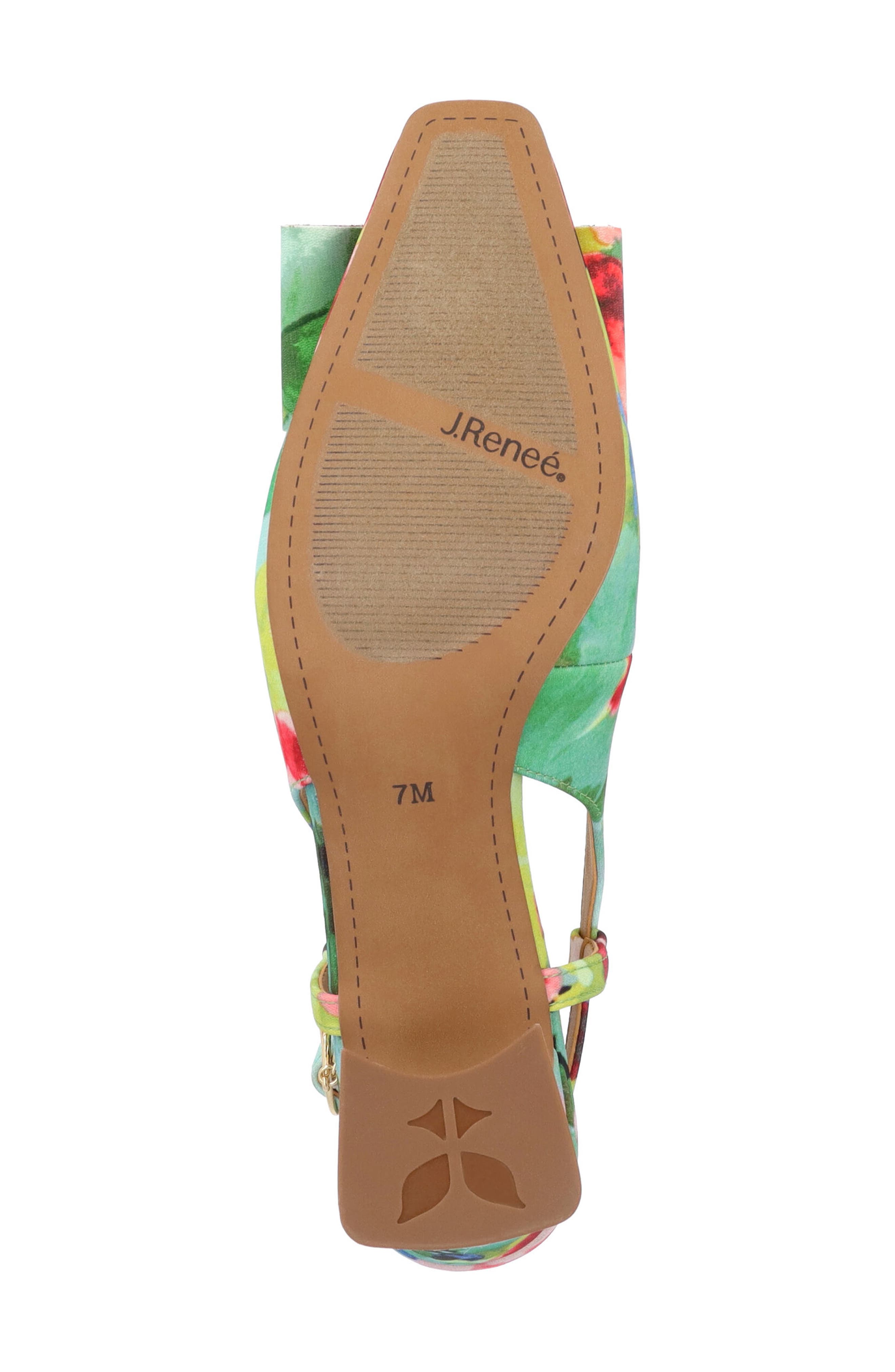 J. Reneé Greer Slingback Pump, Alternate, color, Green/ Pink/ Black