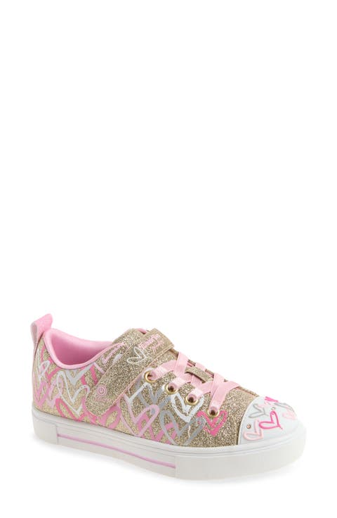 Kids' Twinkle Toes® x JGoldcrown Twinkle Sparks Love Medley Light-Up Sneaker