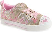 SKECHERS Kids' Twinkle Toes® x JGoldcrown Twinkle Sparks Love Medley Light-Up Sneaker