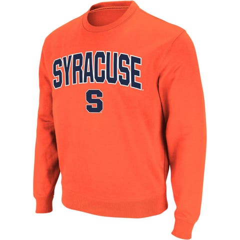 Men's Colosseum Orange Syracuse Orange Arch & Logo Crew Neck Sweatshirt