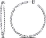 Julianna B. 2 3/4ct. t.w. Lab-Grown Diamond Hoop Earrings 14k